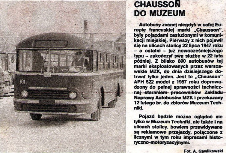 Chausson APH522 #101