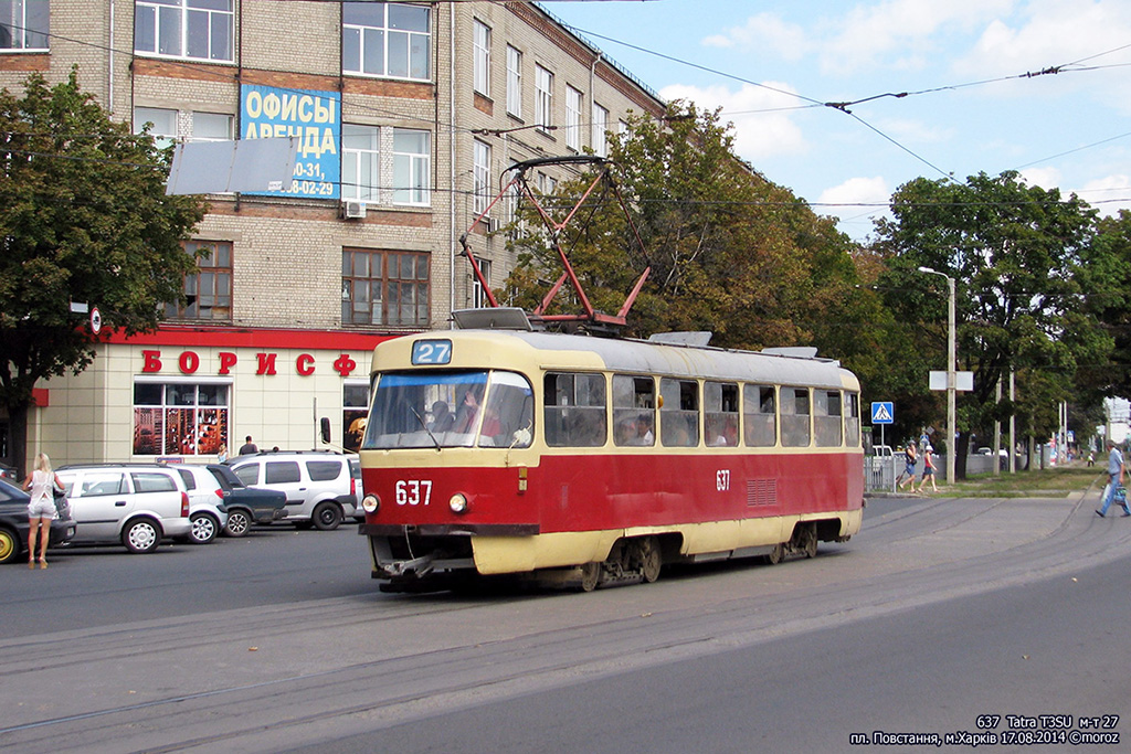 Tatra T3SU #637