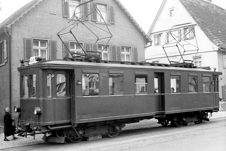 Esslingen bogie tram #ET196.03