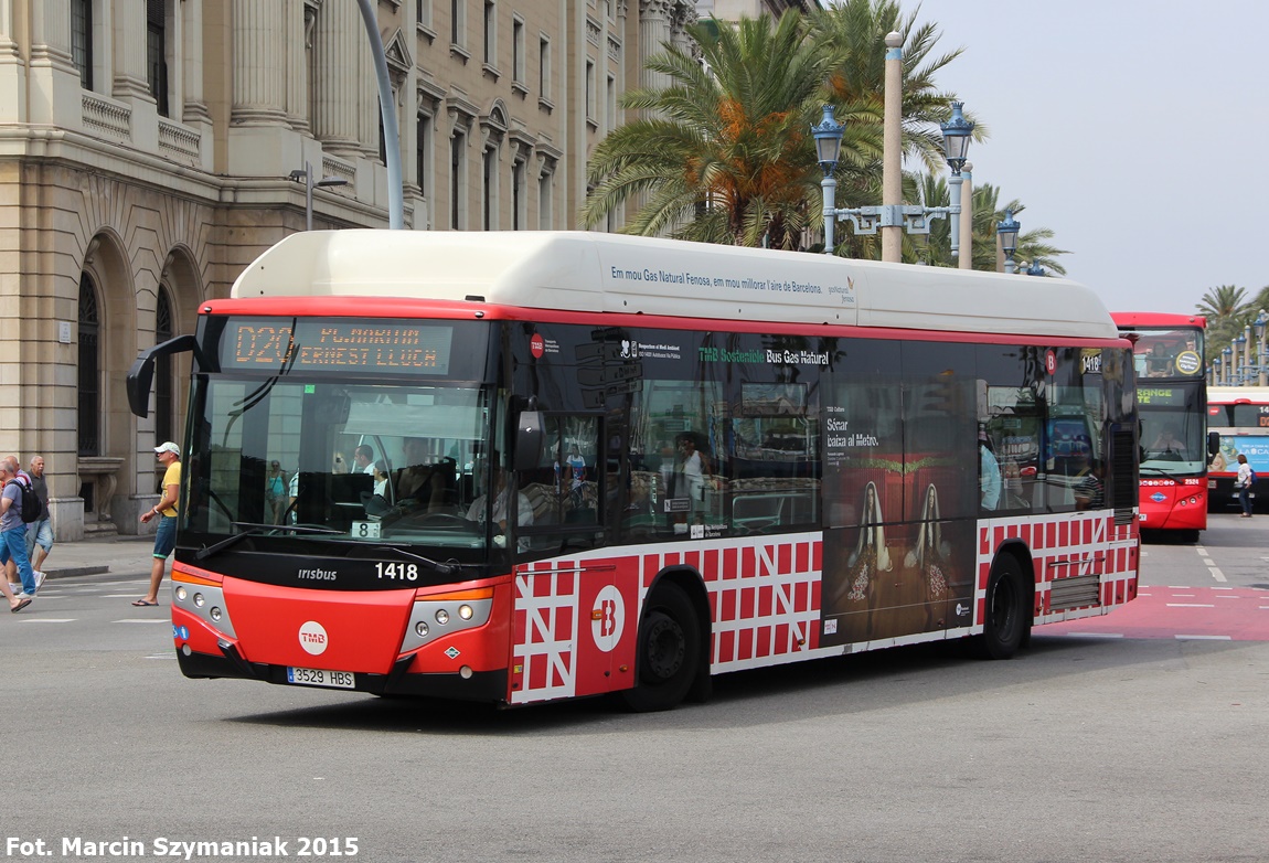 Irisbus Citelis 12 GNC / Castrosua CS.40 Versus #1418